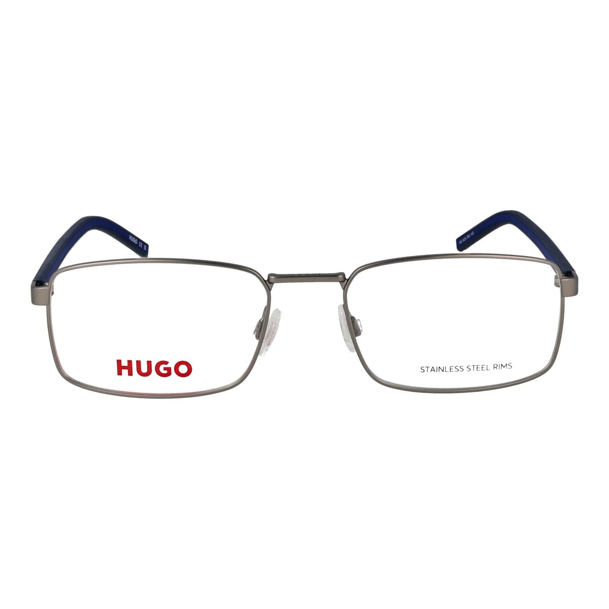 Hugo Rectangle glasses, Metal frame, Hugo Optical Frames HG 1435 R8119 56 – Burghley & Co (Image 2)