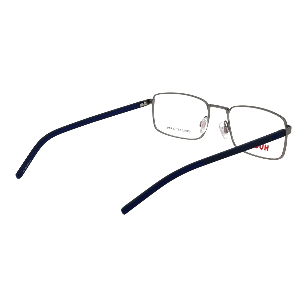 Hugo Rectangle glasses, Metal frame, Hugo Optical Frames HG 1435 R8119 56 – Burghley & Co (Image 3)