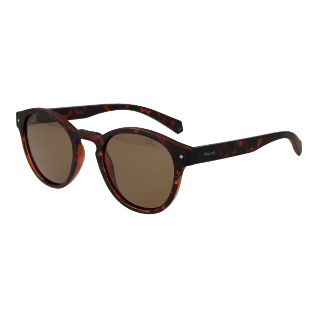 Polaroid Round sunglasses, Plastic frame, Polaroid Sunglasses PLD 6042/S 086SP 49 – Burghley & Co (Image 1)