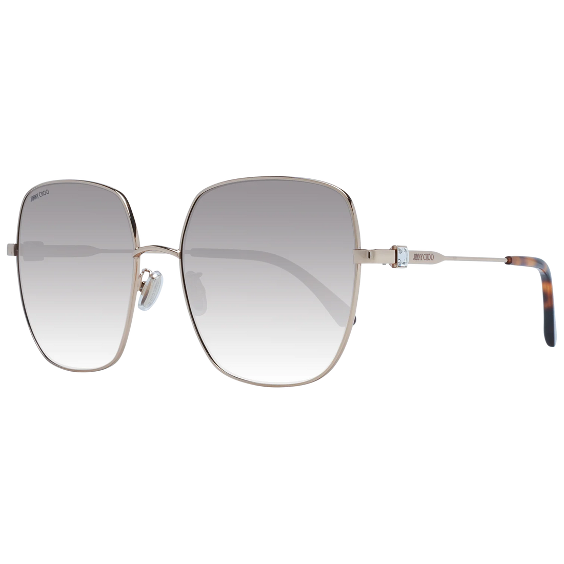 Jimmy Choo Square sunglasses, Metal frame, Jimmy Choo Sunglasses KORI/G/SK 6006JHA – Burghley & Co (Image 1)