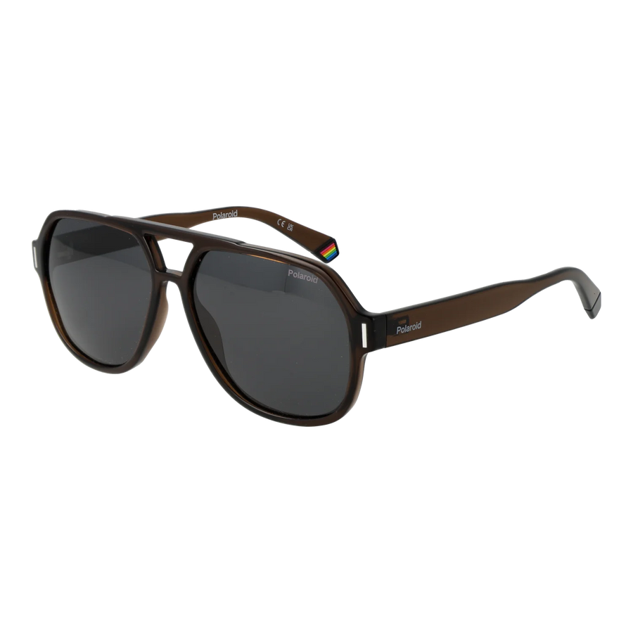 Polaroid Aviator sunglasses, Plastic frame, Polaroid Sunglasses PLD 6193/S 09QM9 57 – Burghley & Co (Image 1)