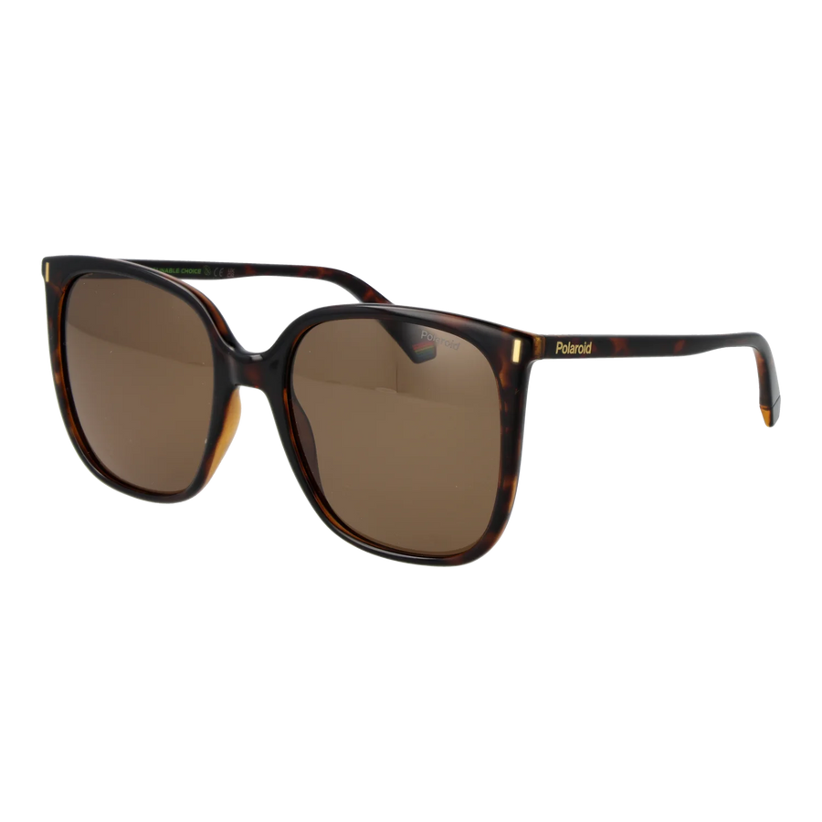 Polaroid Square sunglasses, Plastic frame, Polaroid Sunglasses PLD 6218/S 086SP 56 – Burghley & Co (Image 1)