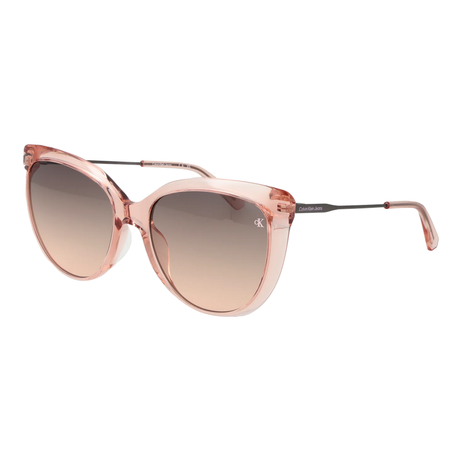Calvin Klein Jeans sunglasses, Plastic frame, Calvin Klein Jeans Sunglasses CKJ22602S 671 57 – Burghley & Co (Image 1)