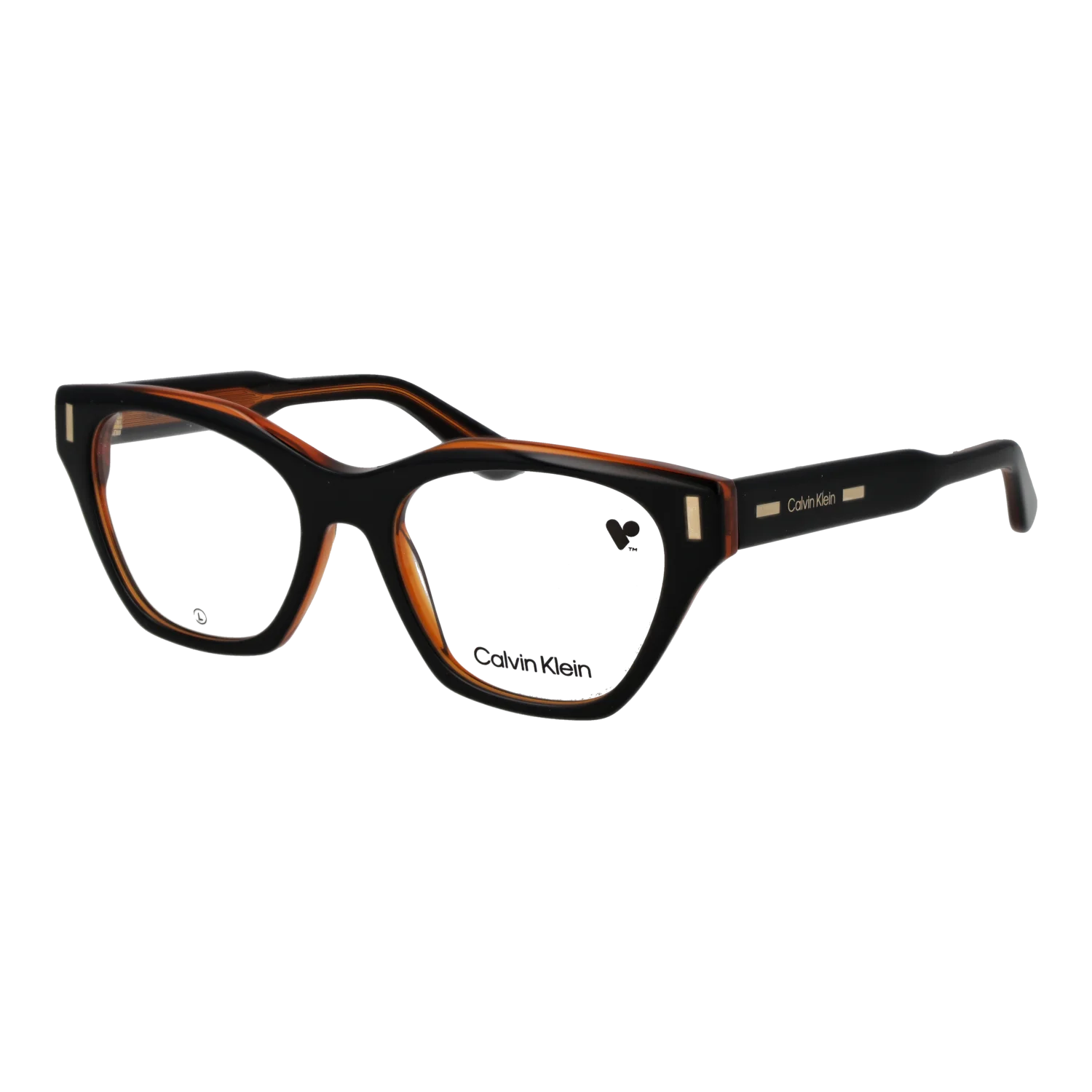 Calvin Klein Cat-eye glasses, Acetate frame, Calvin Klein Optical Frames CK23518 002 52 – Burghley & Co (Image 1)