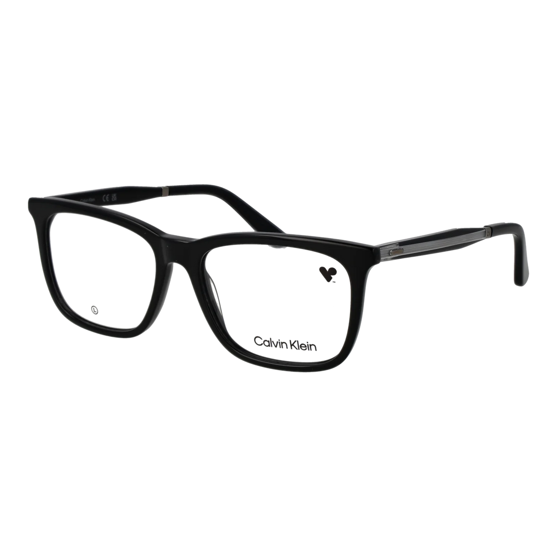Calvin Klein Rectangle glasses, Acetate frame, Calvin Klein Optical Frames CK23547 001 55 – Burghley & Co (Image 1)