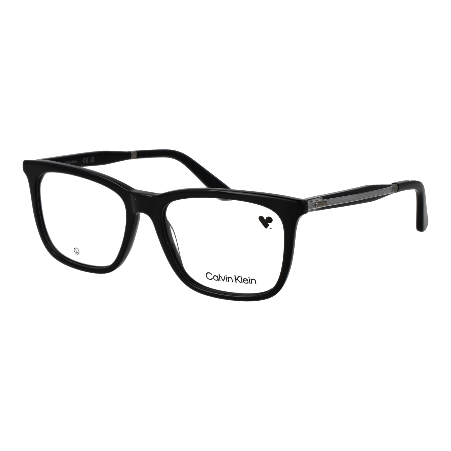 Calvin Klein Rectangle glasses, Acetate frame, Calvin Klein Optical Frames CK23547 001 55 – Burghley & Co (Image 1)