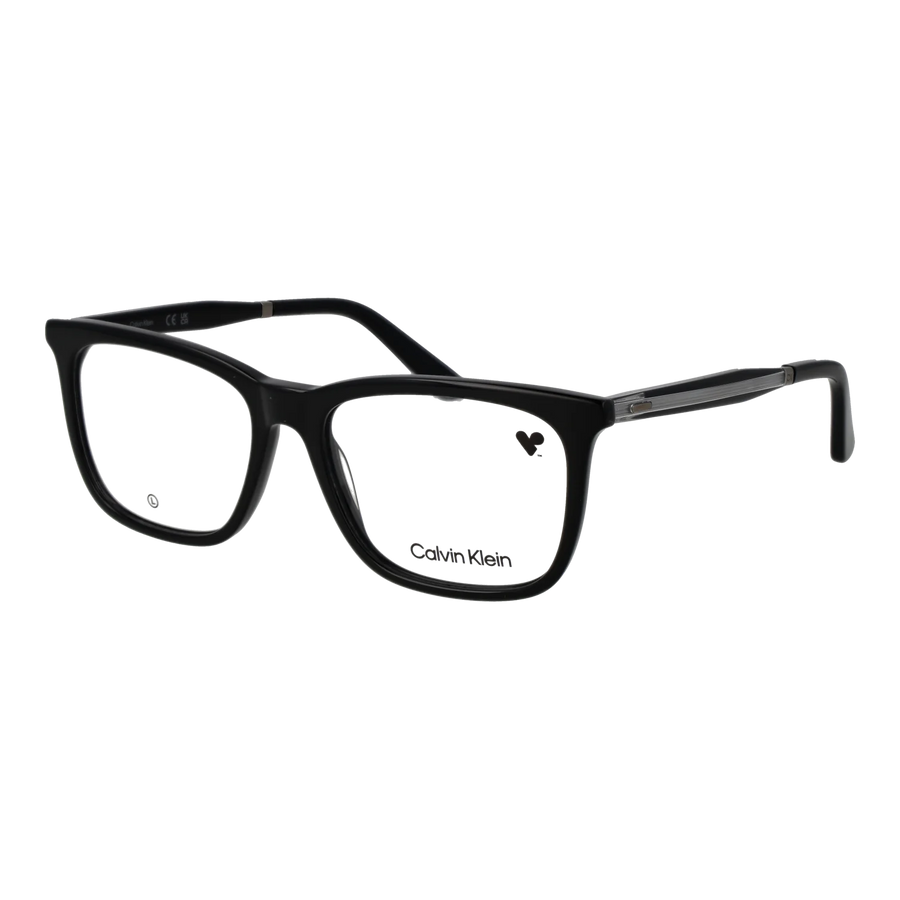 Calvin Klein Rectangle glasses, Acetate frame, Calvin Klein Optical Frames CK23547 001 55 – Burghley & Co (Image 1)