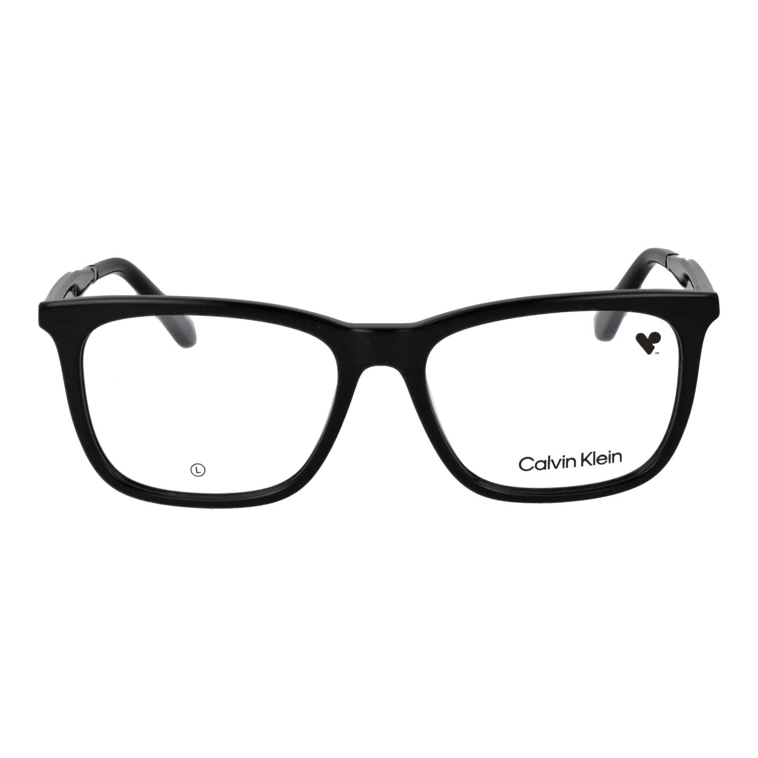 Calvin Klein Rectangle glasses, Acetate frame, Calvin Klein Optical Frames CK23547 001 55 – Burghley & Co (Image 2)