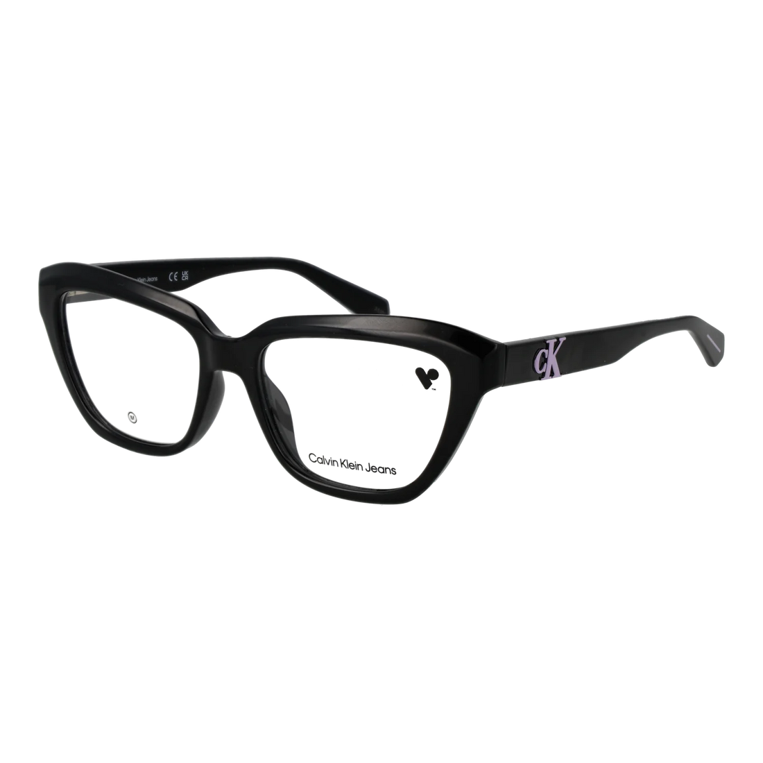 Calvin Klein Jeans Cat-eye glasses, Calvin Klein Jeans Optical Frames CKJ23644 001 52 – Burghley & Co (Image 1)