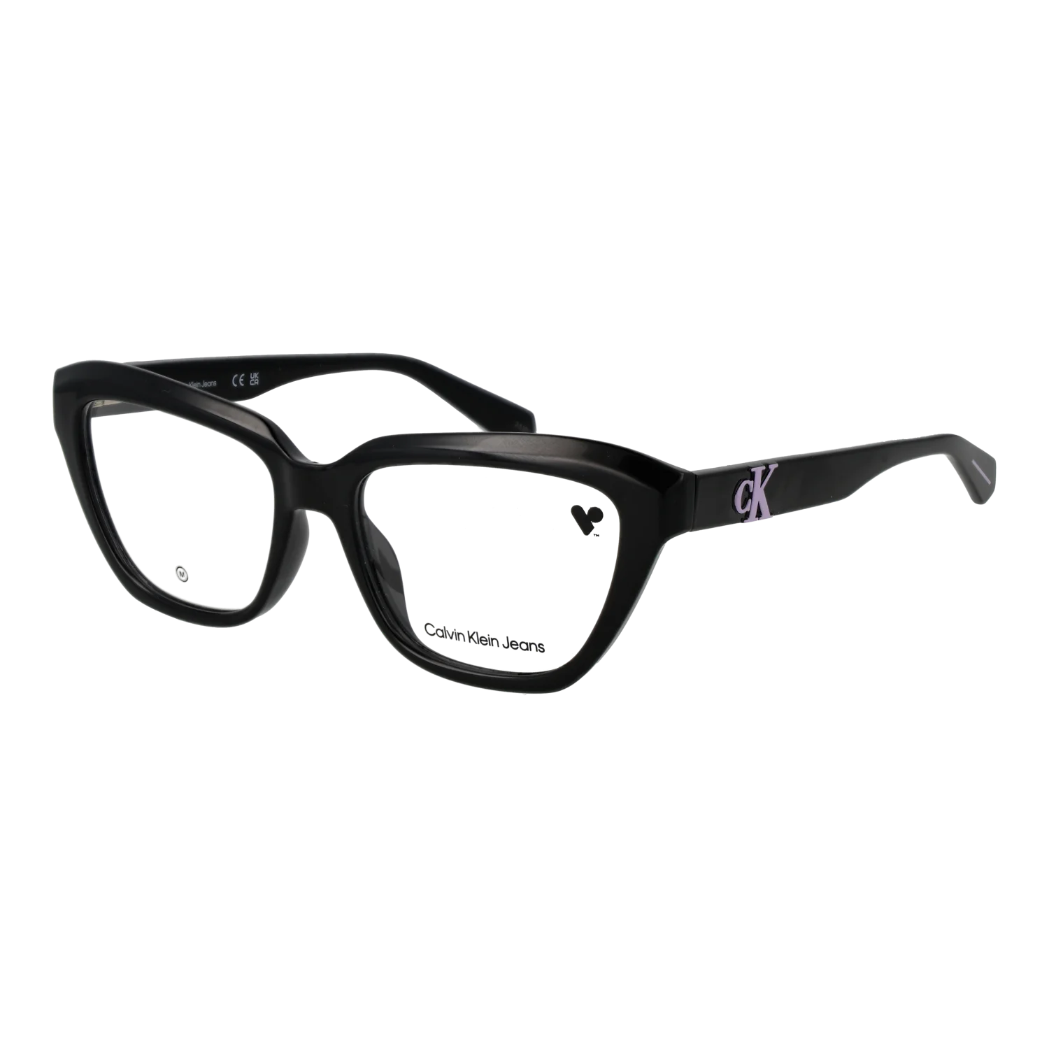 Calvin Klein Jeans Cat-eye glasses, Calvin Klein Jeans Optical Frames CKJ23644 001 52 – Burghley & Co (Image 1)