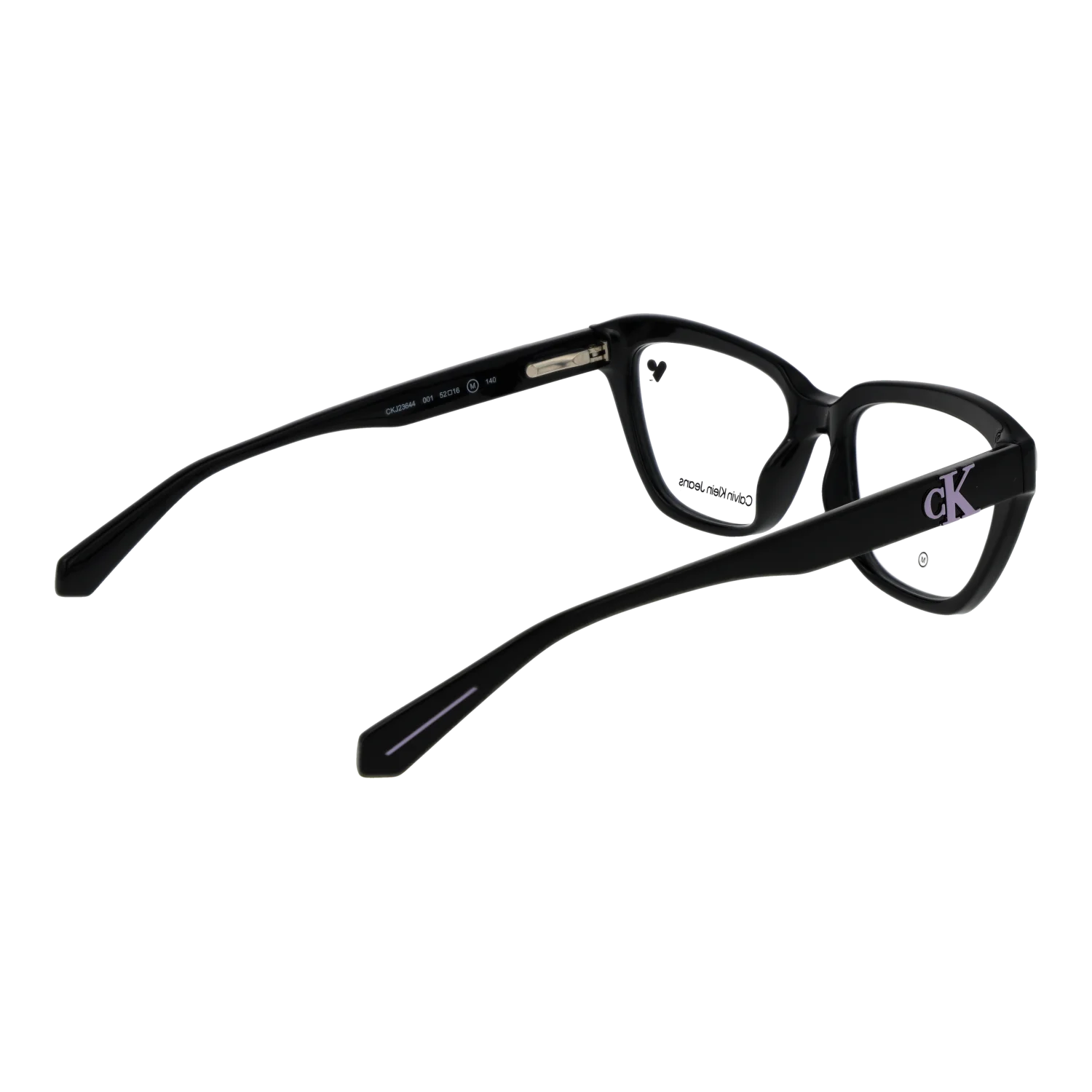 Calvin Klein Jeans Cat-eye glasses, Calvin Klein Jeans Optical Frames CKJ23644 001 52 – Burghley & Co (Image 3)