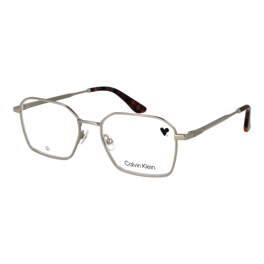 Calvin Klein Rectangle glasses, Metal frame, Calvin Klein Optical Frames CK24104 55045 – Burghley & Co (Image 1)