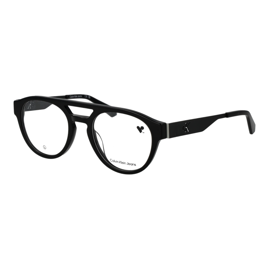 Calvin Klein Jeans Aviator glasses, Acetate frame, Calvin Klein Jeans Optical Frames CKJ24633 001 52 – Burghley & Co (Image 1)