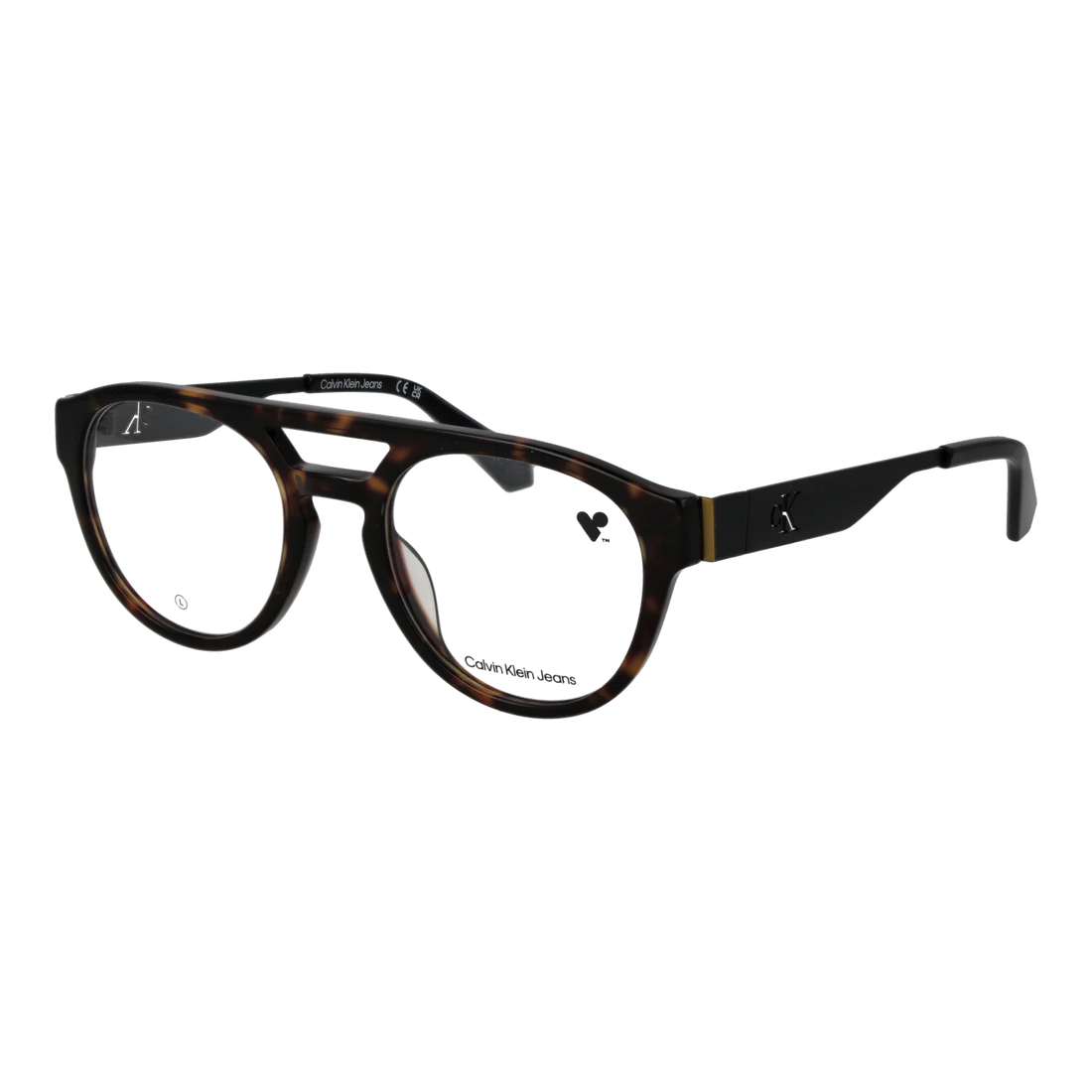 Calvin Klein Jeans Aviator glasses, Acetate frame, Calvin Klein Jeans Optical Frames CKJ24633 242 52 – Burghley & Co (Image 1)