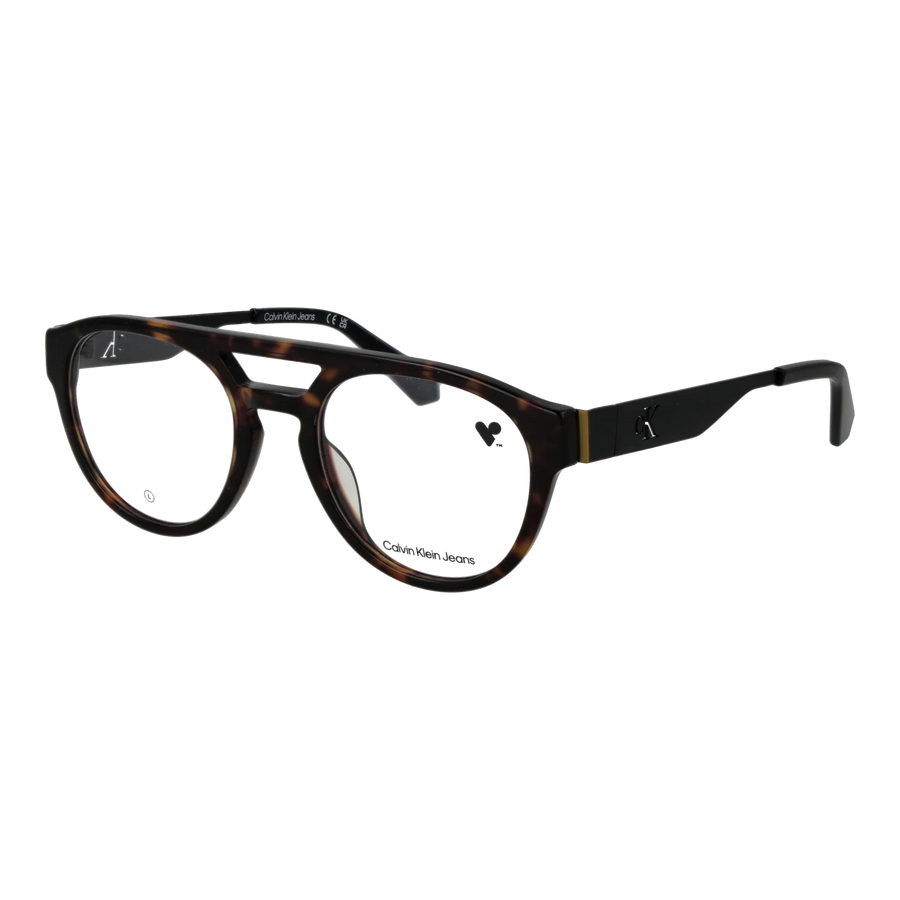Calvin Klein Jeans Aviator glasses, Acetate frame, Calvin Klein Jeans Optical Frames CKJ24633 242 52 – Burghley & Co (Image 1)