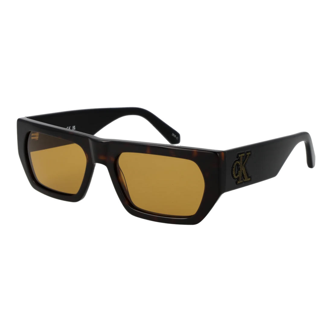 Calvin Klein Jeans Rectangle sunglasses, Acetate frame, Calvin Klein Jeans Sunglasses CKJ24625S 242 55 – Burghley & Co (Image 1)