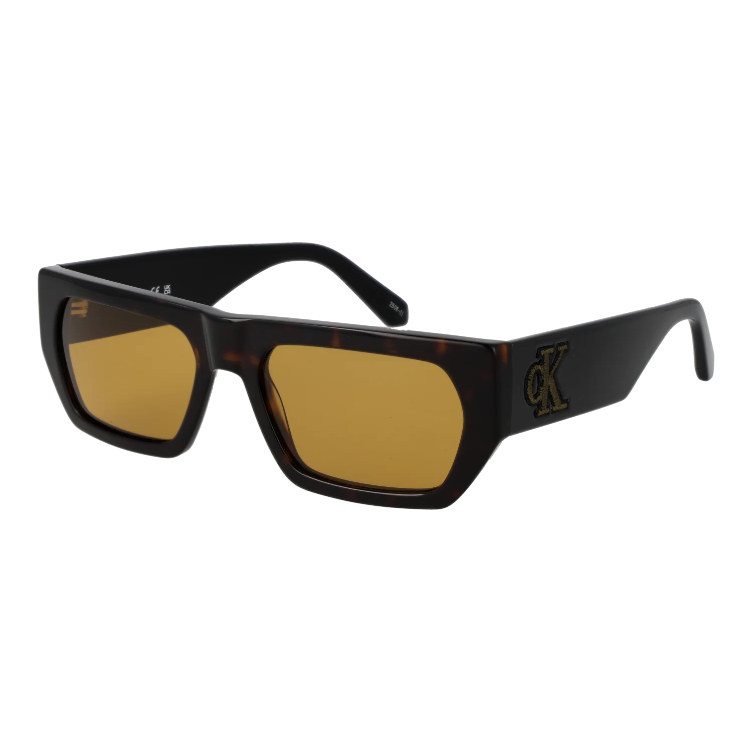 Calvin Klein Jeans Rectangle sunglasses, Acetate frame, Calvin Klein Jeans Sunglasses CKJ24625S 242 55 – Burghley & Co (Image 1)