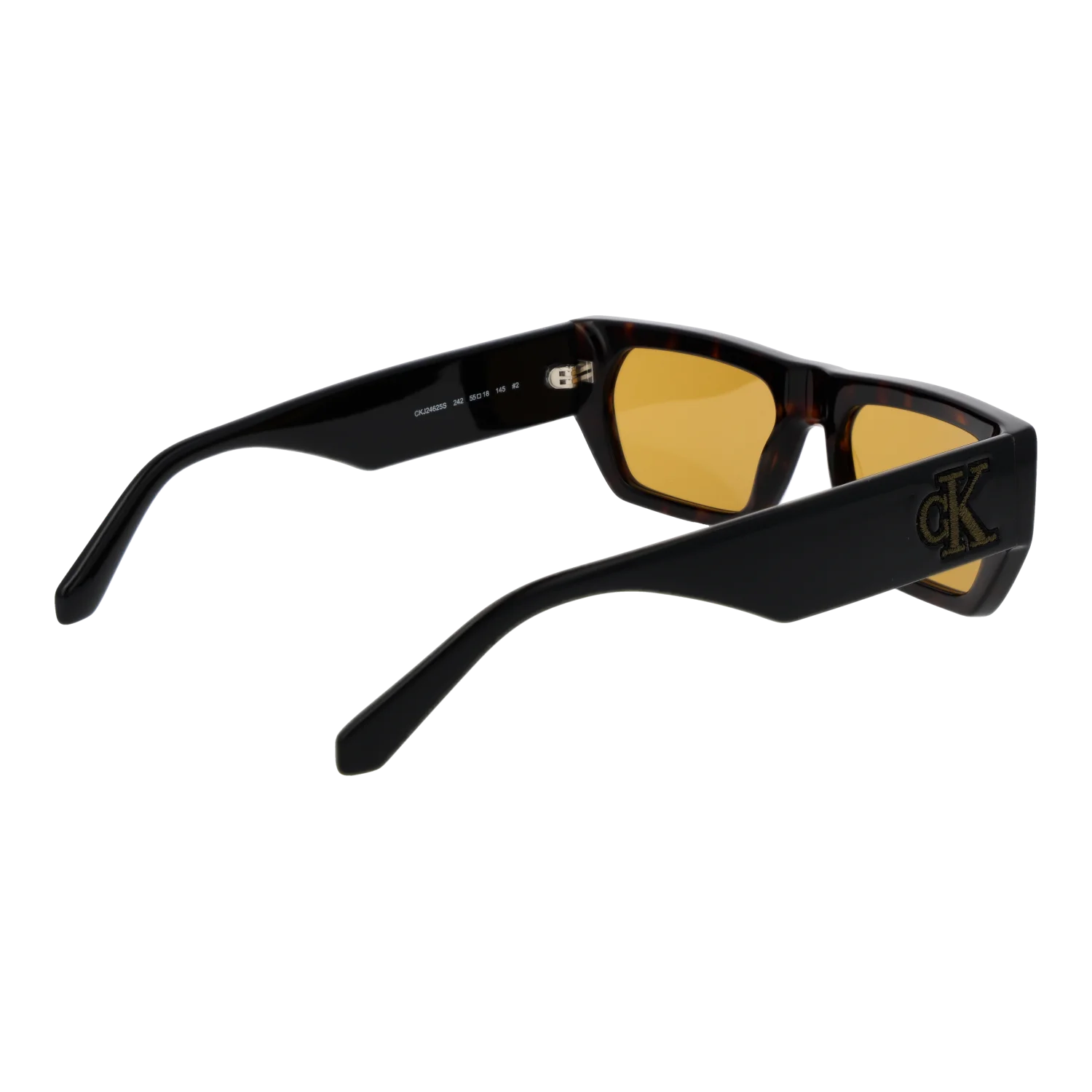 Calvin Klein Jeans Rectangle sunglasses, Acetate frame, Calvin Klein Jeans Sunglasses CKJ24625S 242 55 – Burghley & Co (Image 3)