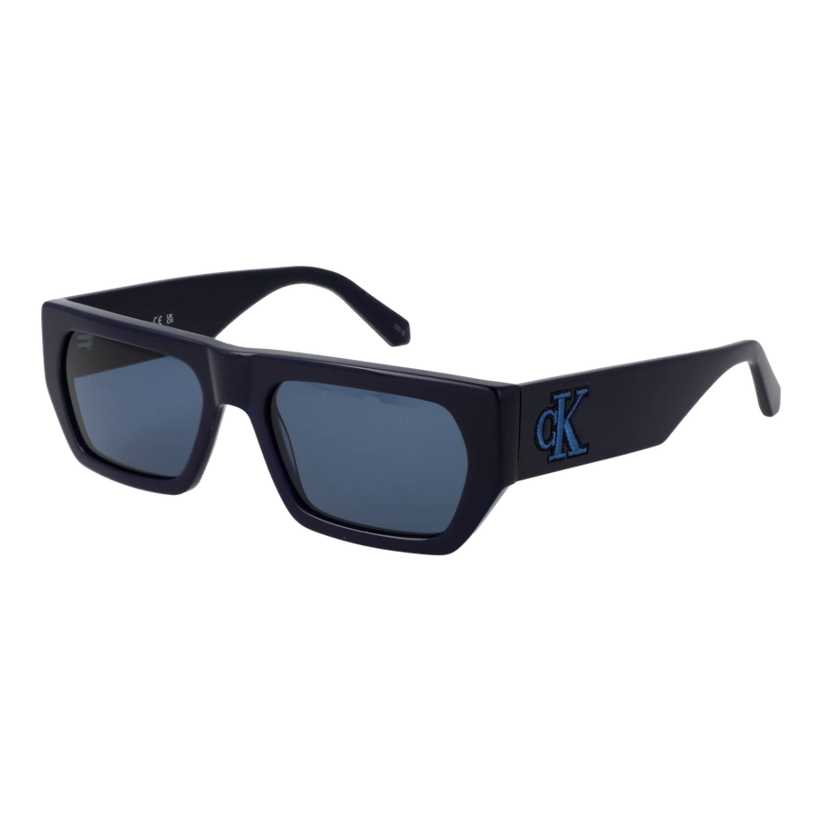 Calvin Klein Jeans Rectangle sunglasses, Acetate frame, Calvin Klein Jeans Sunglasses CKJ24625S 400 55 – Burghley & Co (Image 1)
