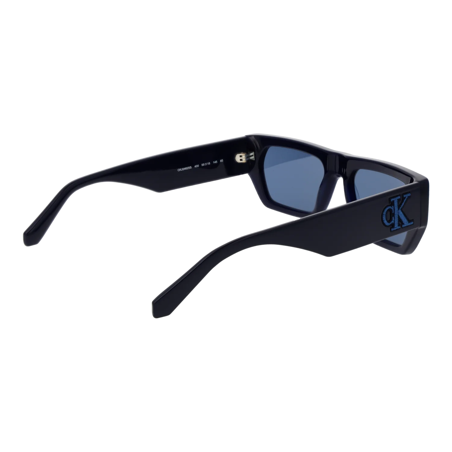 Calvin Klein Jeans Rectangle sunglasses, Acetate frame, Calvin Klein Jeans Sunglasses CKJ24625S 400 55 – Burghley & Co (Image 3)