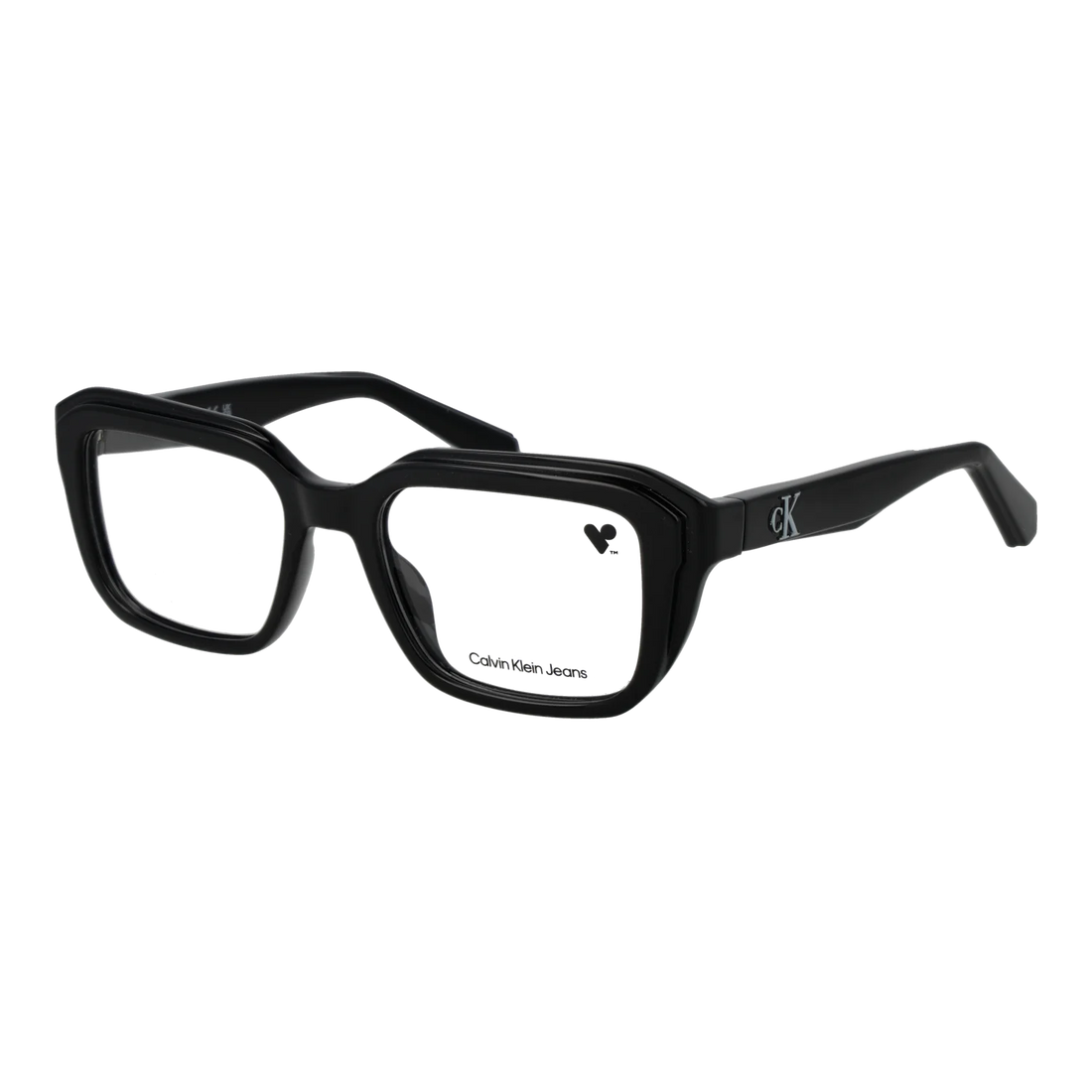 Calvin Klein Jeans Rectangle glasses, Calvin Klein Jeans Optical Frames CKJ24627 001 51 – Burghley & Co (Image 1)
