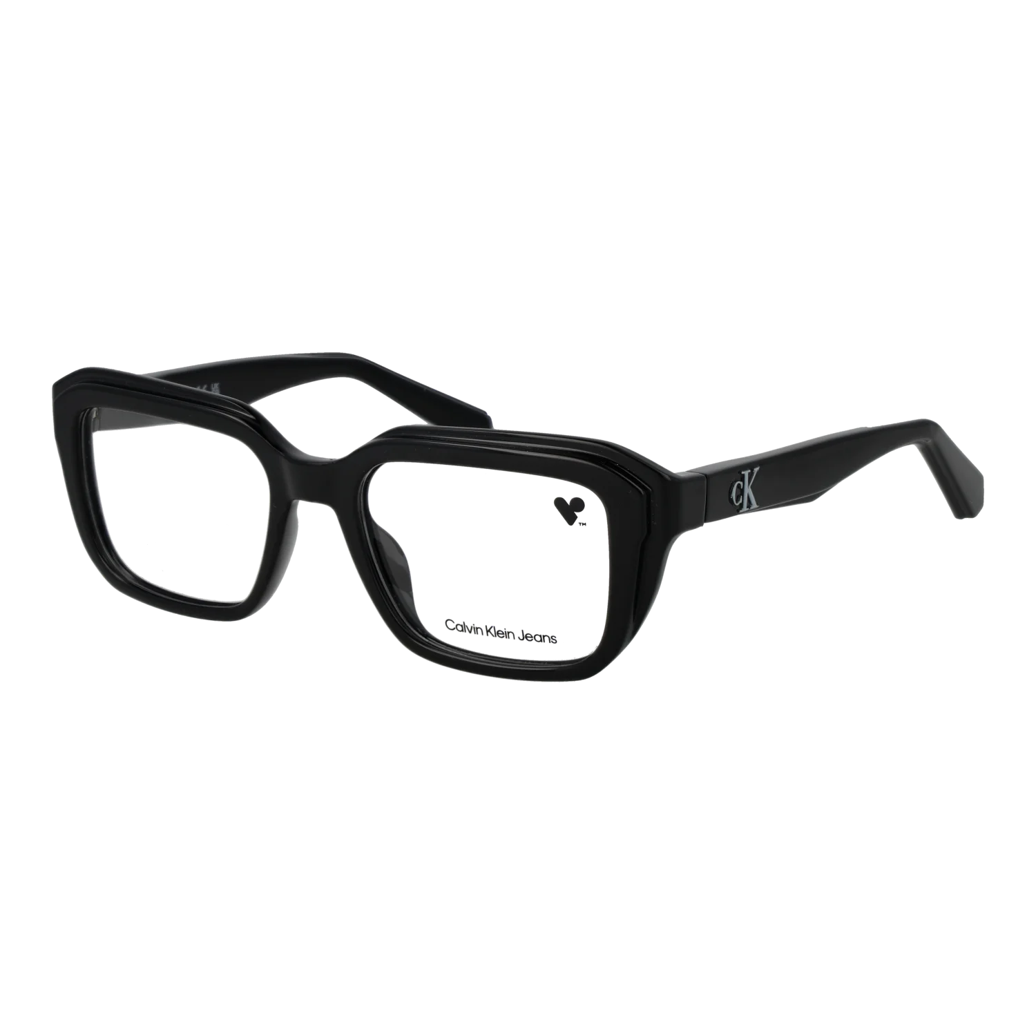 Calvin Klein Jeans Rectangle glasses, Calvin Klein Jeans Optical Frames CKJ24627 001 51 – Burghley & Co (Image 1)