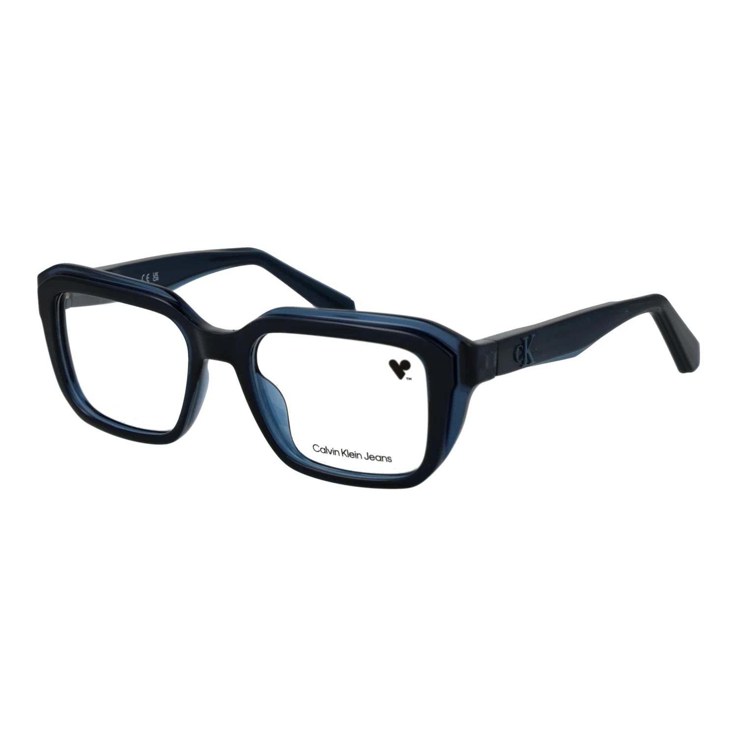 Calvin Klein Jeans Rectangle glasses, Calvin Klein Jeans Optical Frames CKJ24627 400 51 – Burghley & Co (Image 1)