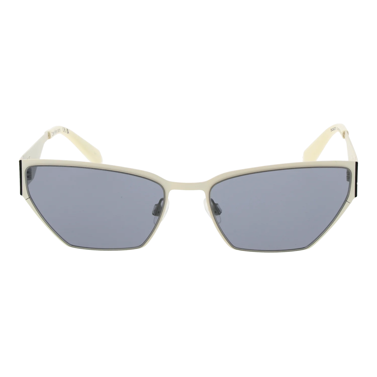 Calvin Klein Jeans Cat-eye sunglasses, Metal frame, Calvin Klein Jeans Sunglasses CKJ24207S 100 58 – Burghley & Co (Image 2)
