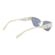 Calvin Klein Jeans Cat-eye sunglasses, Metal frame, Calvin Klein Jeans Sunglasses CKJ24207S 100 58 – Burghley & Co (Image 3)