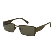 Calvin Klein Jeans Rectangle sunglasses, Metal frame, Calvin Klein Jeans Sunglasses CKJ24206S 309 56 – Burghley & Co (Image 1)