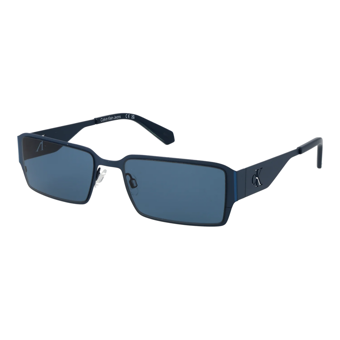 Calvin Klein Jeans Rectangle sunglasses, Metal frame, Calvin Klein Jeans Sunglasses CKJ24206S 400 56 – Burghley & Co (Image 1)