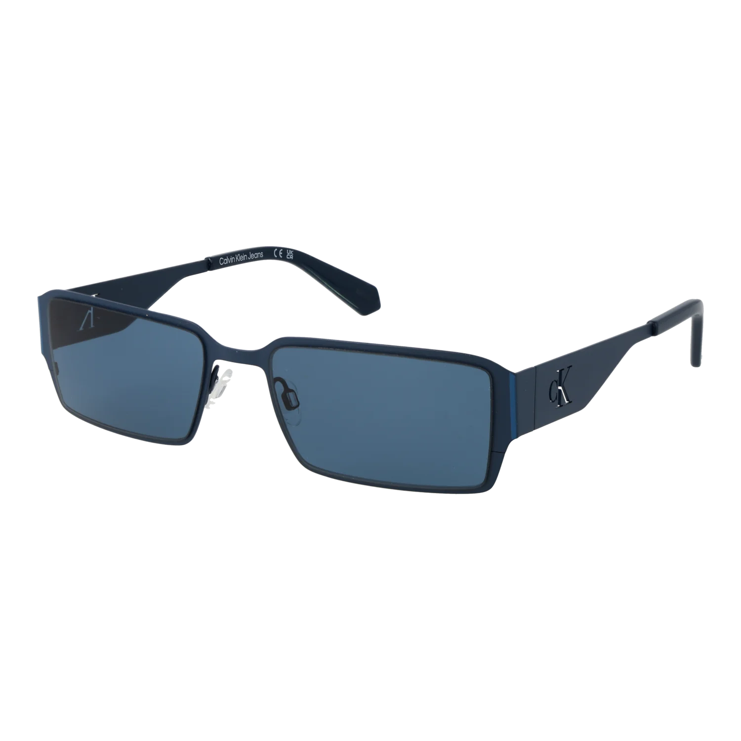 Calvin Klein Jeans Rectangle sunglasses, Metal frame, Calvin Klein Jeans Sunglasses CKJ24206S 400 56 – Burghley & Co (Image 1)