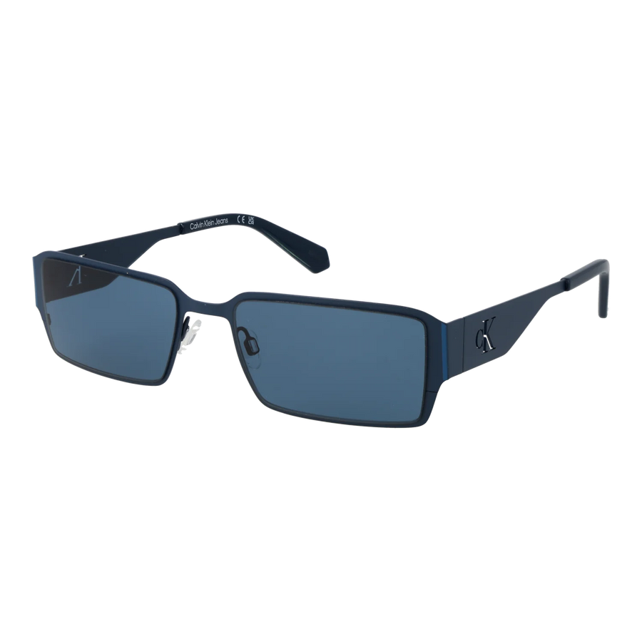 Calvin Klein Jeans Rectangle sunglasses, Metal frame, Calvin Klein Jeans Sunglasses CKJ24206S 400 56 – Burghley & Co (Image 1)
