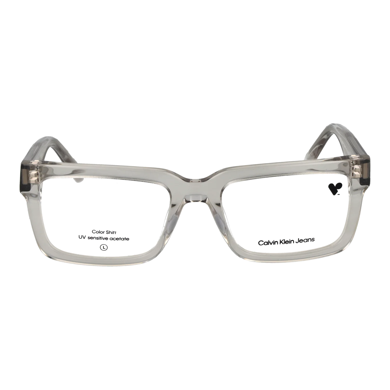 Calvin Klein Jeans Rectangle glasses, Acetate frame, Calvin Klein Jeans Optical Frames CKJ24616 012 53 – Burghley & Co (Image 2)