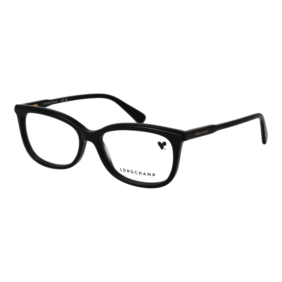 Longchamp Rectangle glasses, Acetate frame, Longchamp Optical Frames LO2718 54001 – Burghley & Co (Image 1)