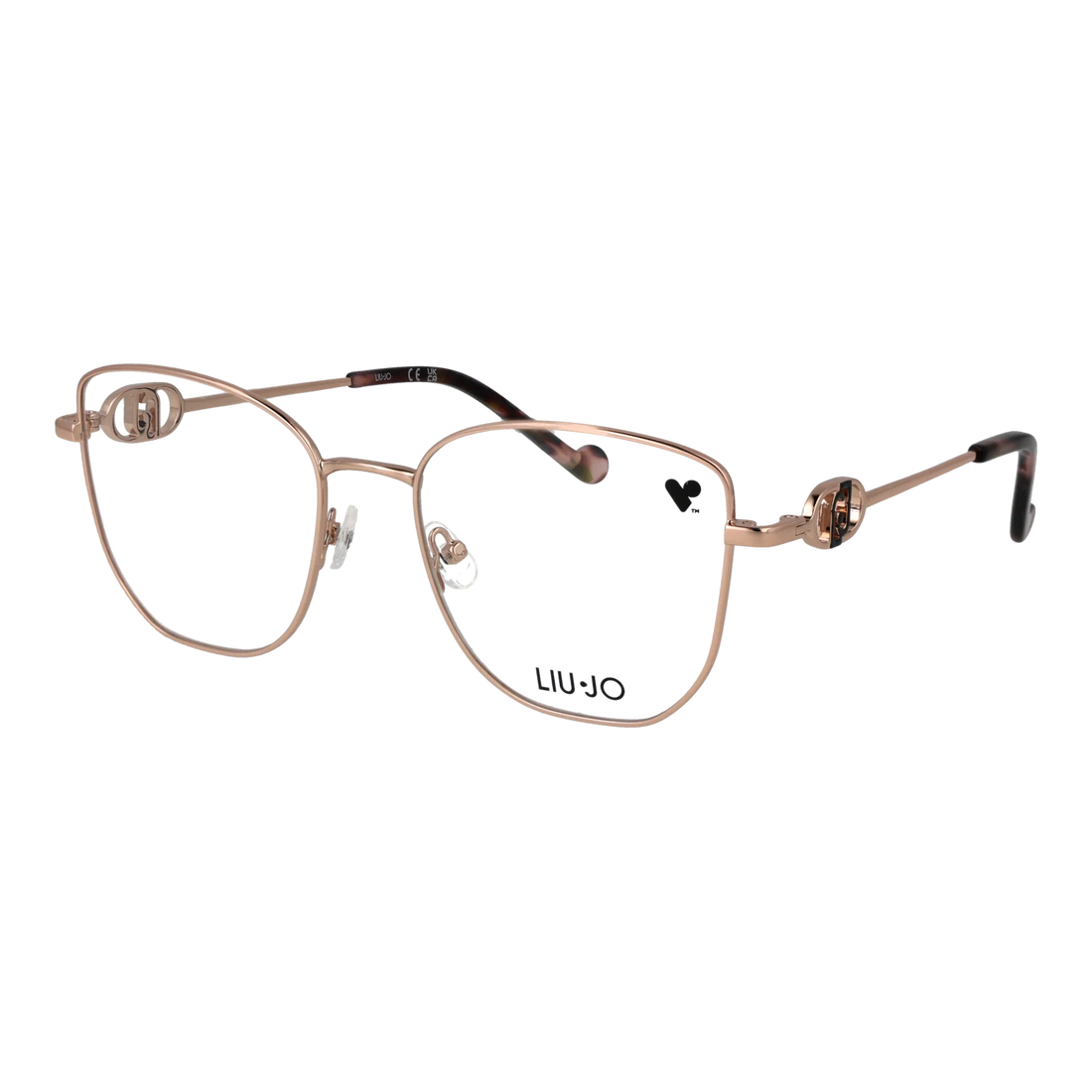 Liu Jo Square glasses in  and , Metal frame, Liu Jo Optical Frames LJ2168 770 53 – Burghley & Co (Image 1)