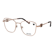 Liu Jo Square glasses in  and , Metal frame, Liu Jo Optical Frames LJ2168 770 53 – Burghley & Co (Image 1)