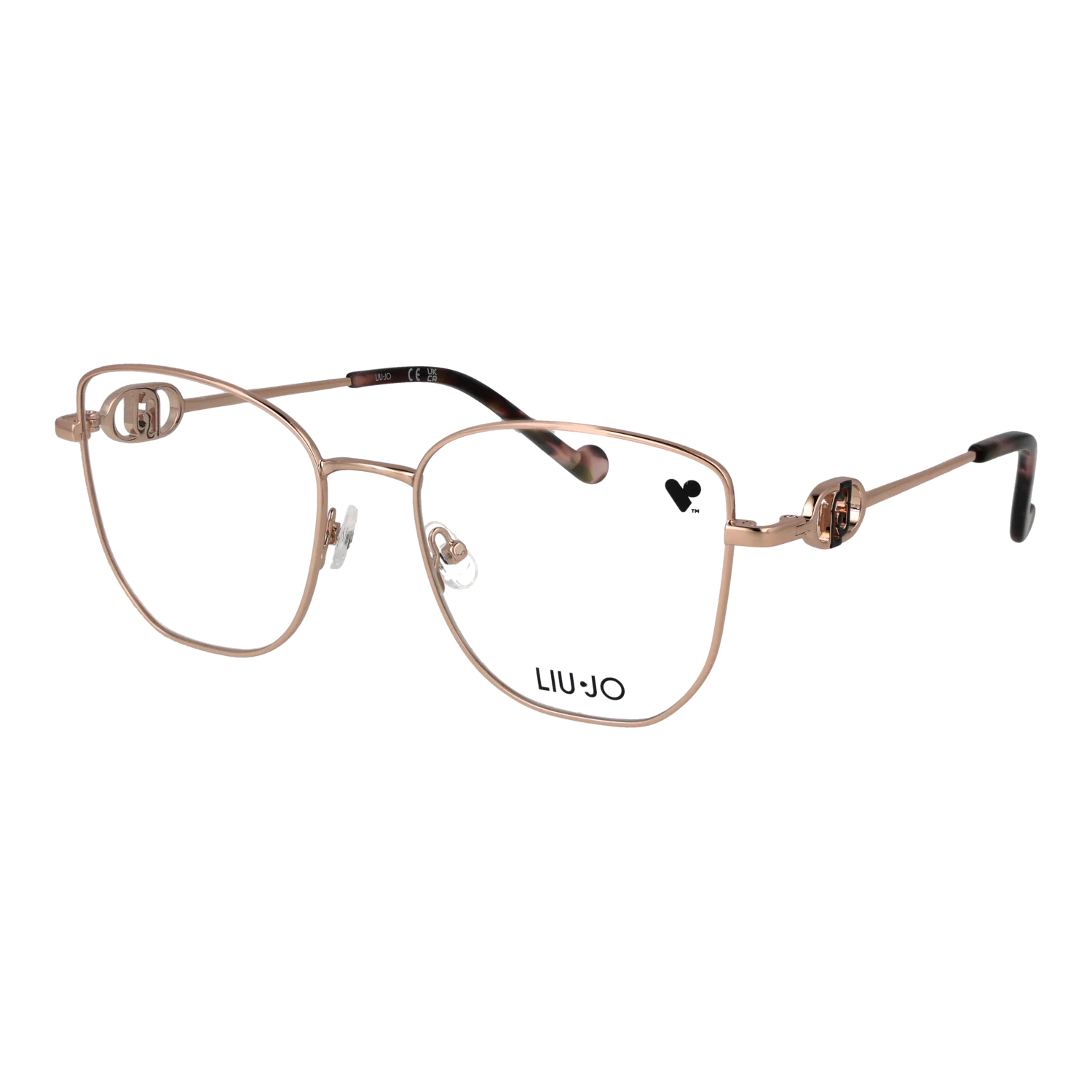 Liu Jo Square glasses in  and , Metal frame, Liu Jo Optical Frames LJ2168 770 53 – Burghley & Co (Image 1)