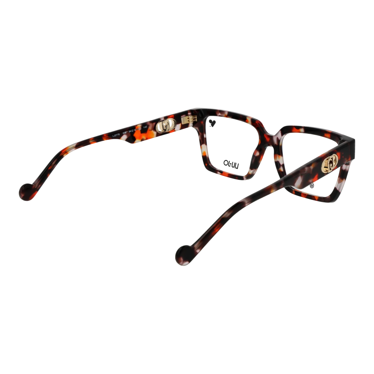 Liu Jo Rectangle glasses, Acetate frame, Liu Jo Optical Frames LJ2778 038 54 – Burghley & Co (Image 3)