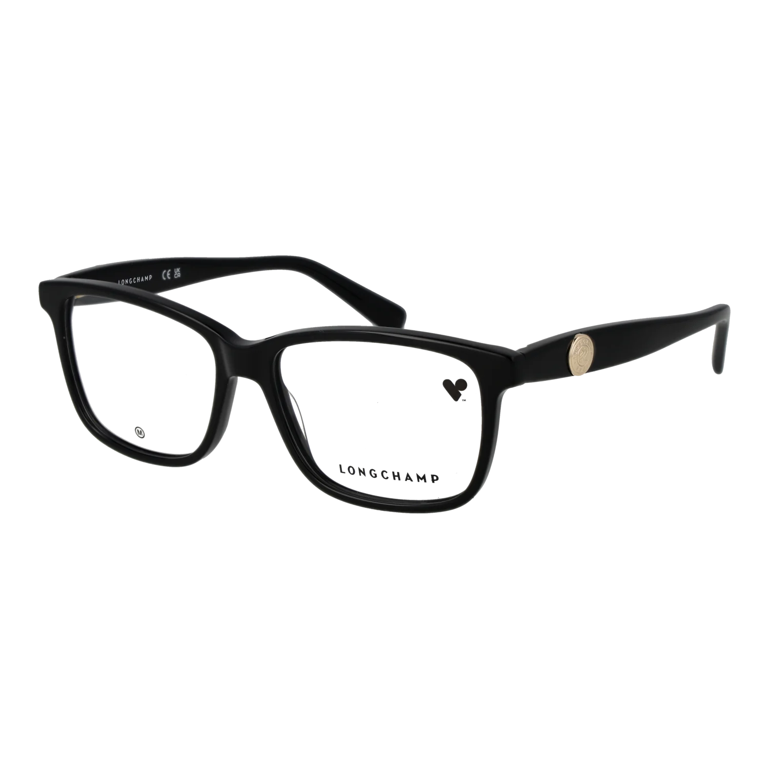 Longchamp Rectangle glasses, Acetate frame, Longchamp Optical Frames LO2716 001 54 – Burghley & Co (Image 1)