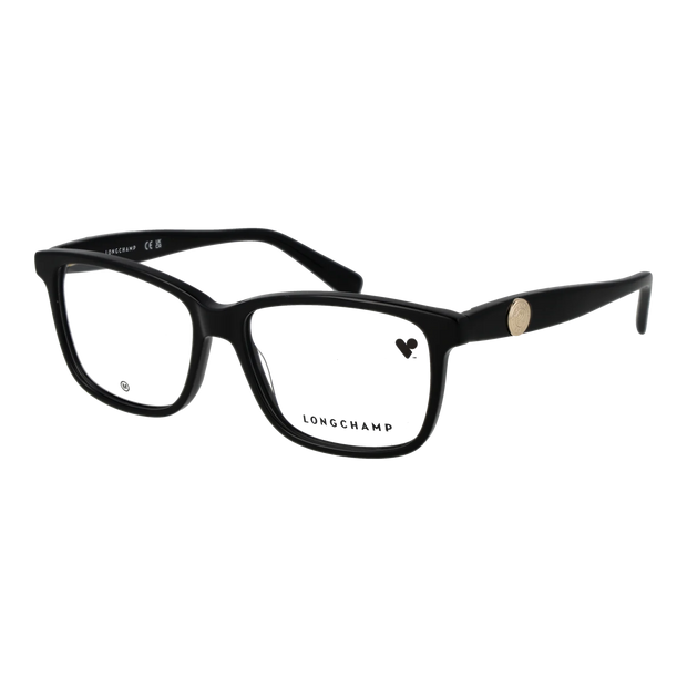 Longchamp Rectangle glasses, Acetate frame, Longchamp Optical Frames LO2716 001 54 – Burghley & Co (Image 1)