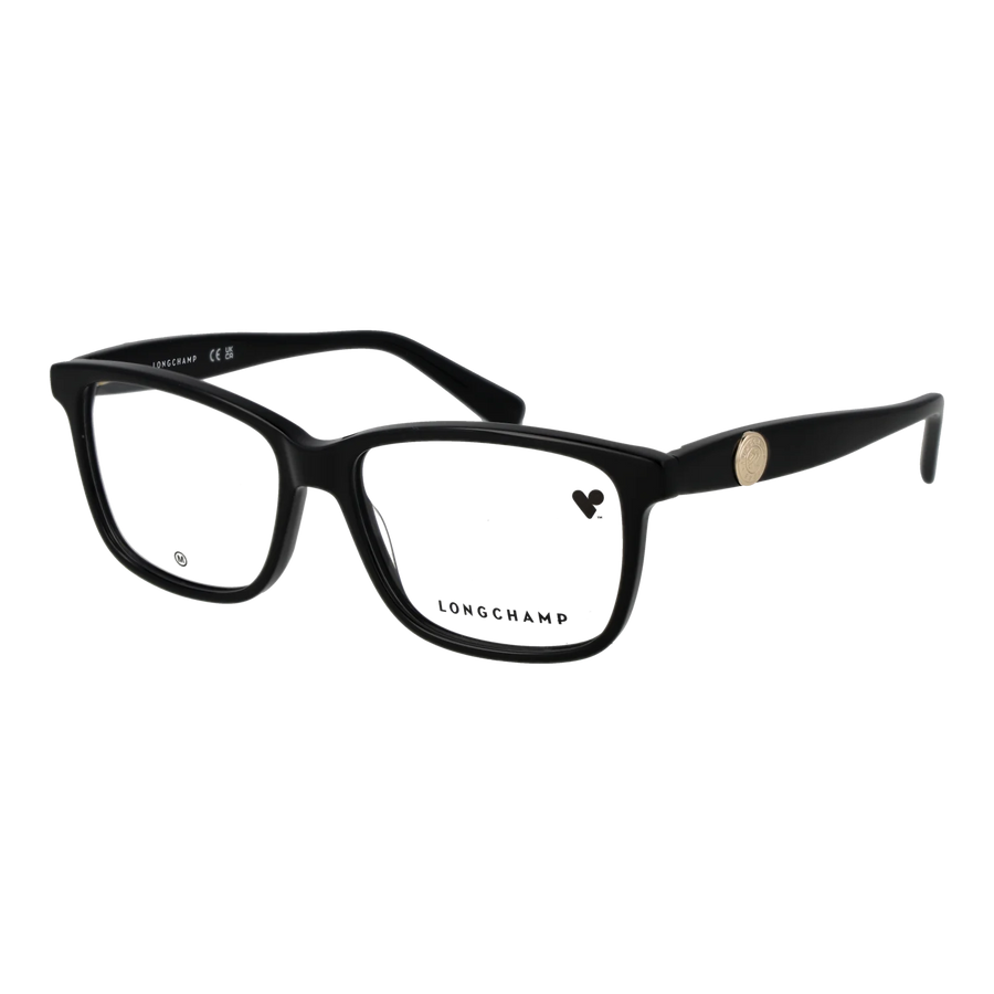 Longchamp Rectangle glasses, Acetate frame, Longchamp Optical Frames LO2716 001 54 – Burghley & Co (Image 1)