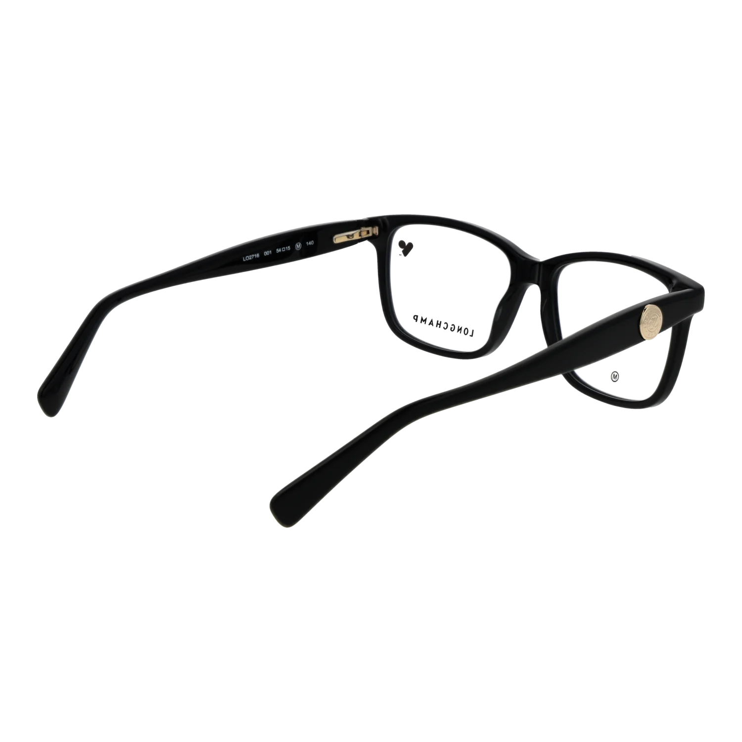 Longchamp Rectangle glasses, Acetate frame, Longchamp Optical Frames LO2716 001 54 – Burghley & Co (Image 3)