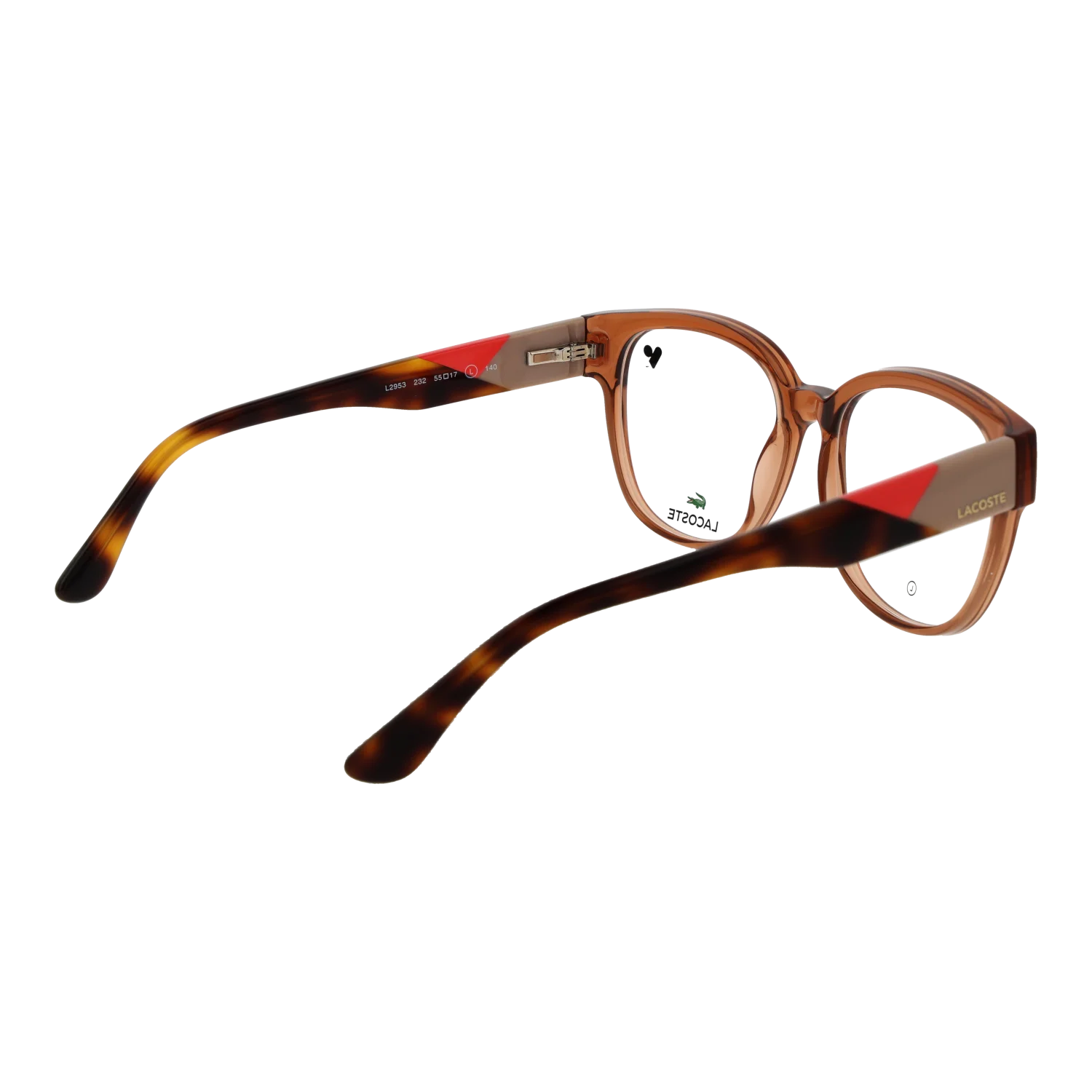Lacoste Rectangle glasses, Lacoste Optical Frames L2953 232 55 – Burghley & Co (Image 3)