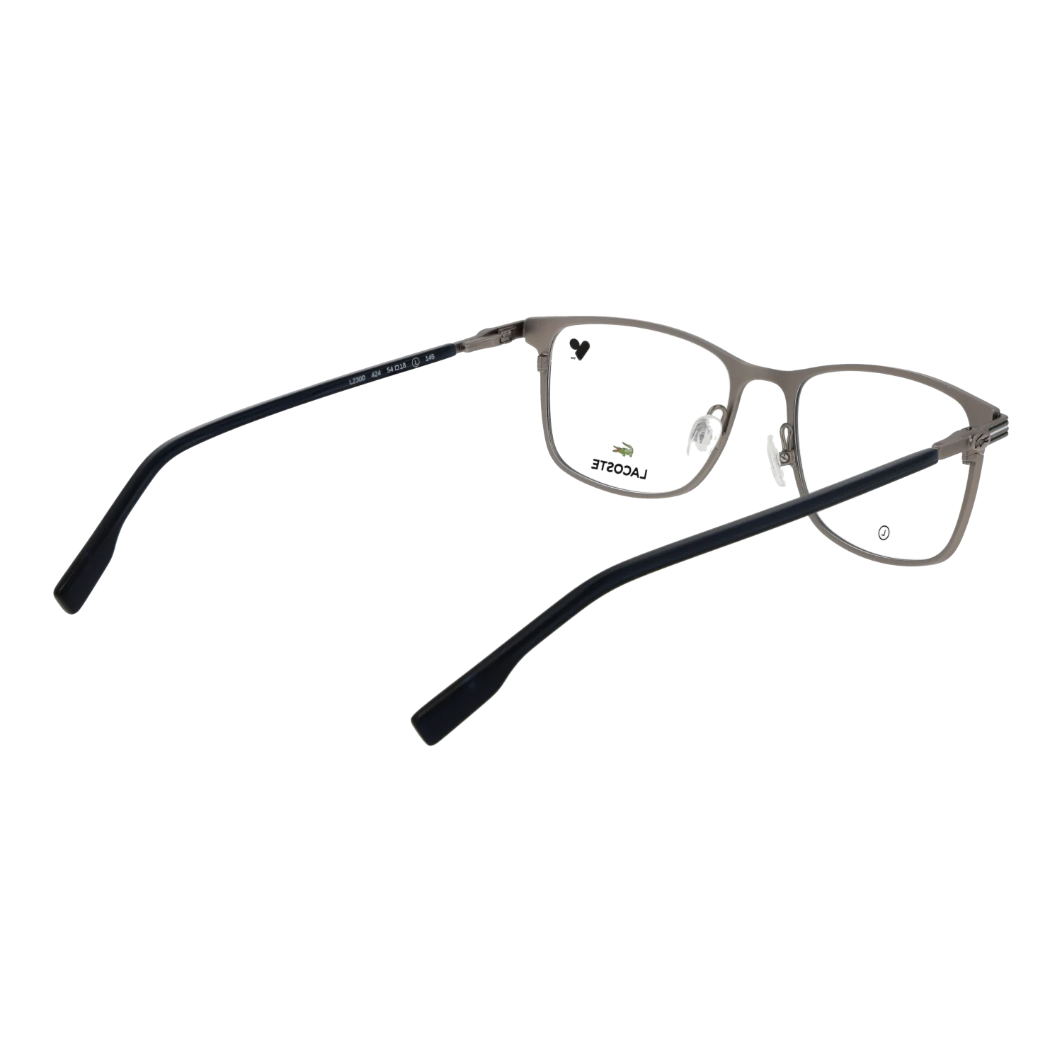 Lacoste Rectangle glasses, Metal frame, Lacoste Optical Frames L2300 424 54 – Burghley & Co (Image 3)