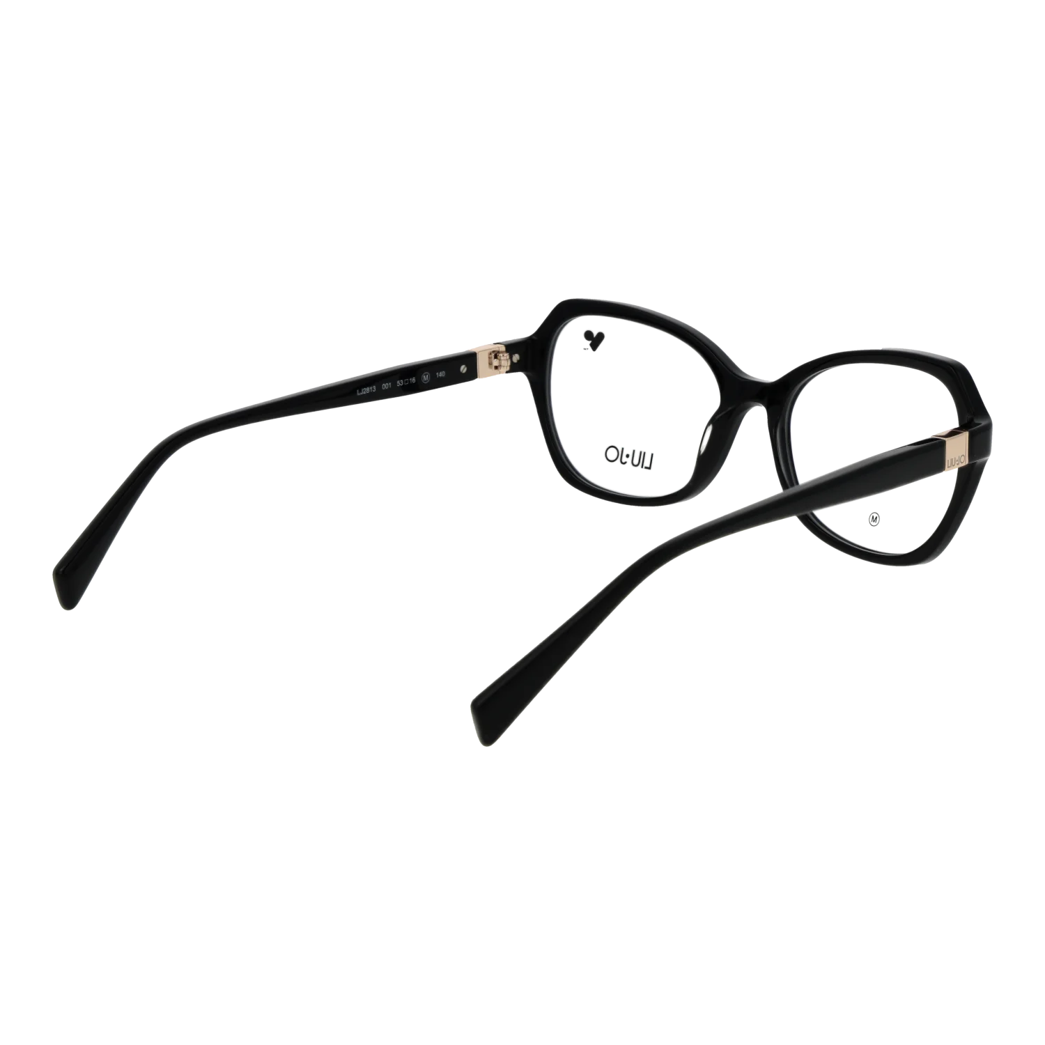 Liu Jo Cat-eye glasses, Acetate frame, Liu Jo Optical Frames LJ2813 001 53 – Burghley & Co (Image 3)