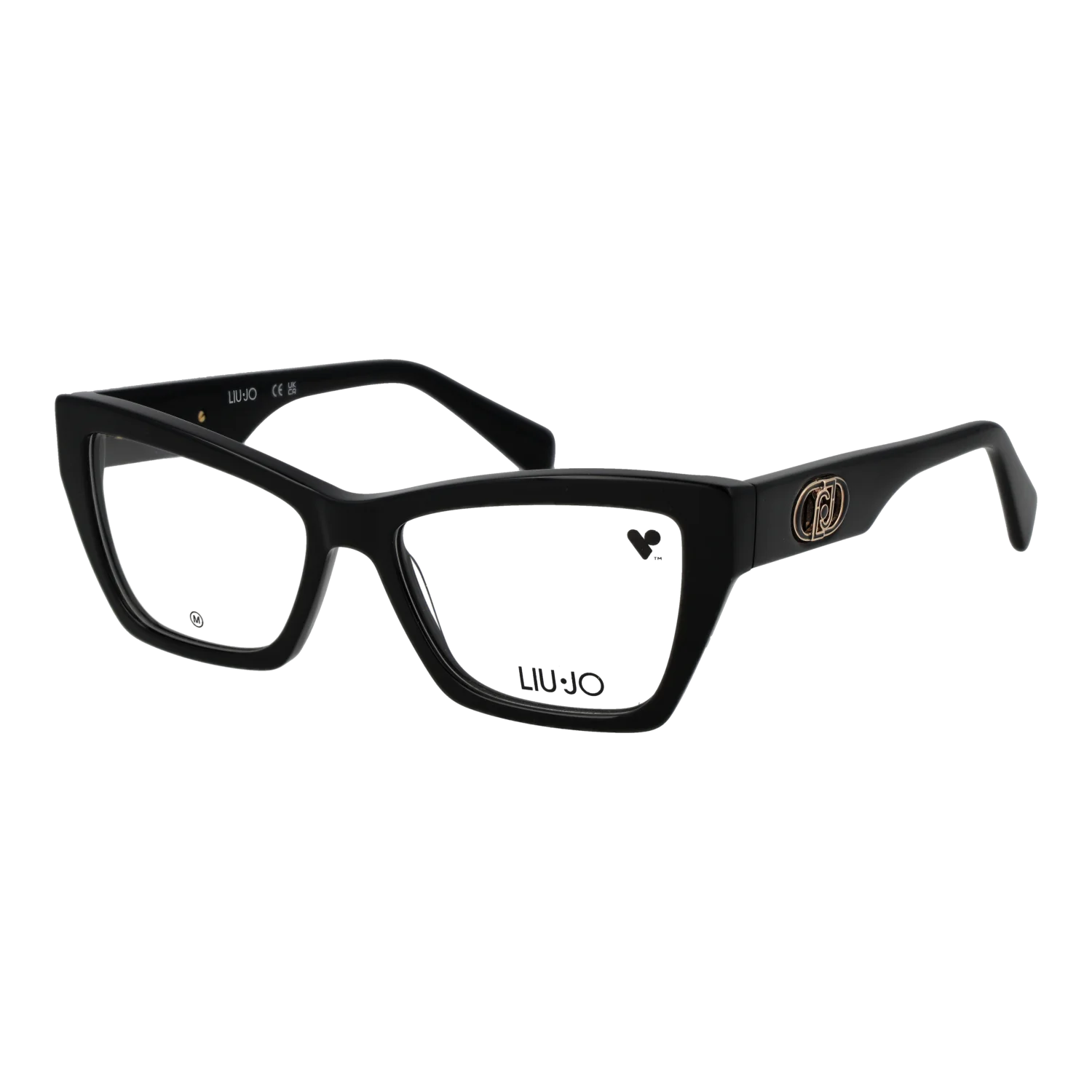 Liu Jo Rectangle glasses, Acetate frame, Liu Jo Optical Frames LJ2827 001 53 – Burghley & Co (Image 1)