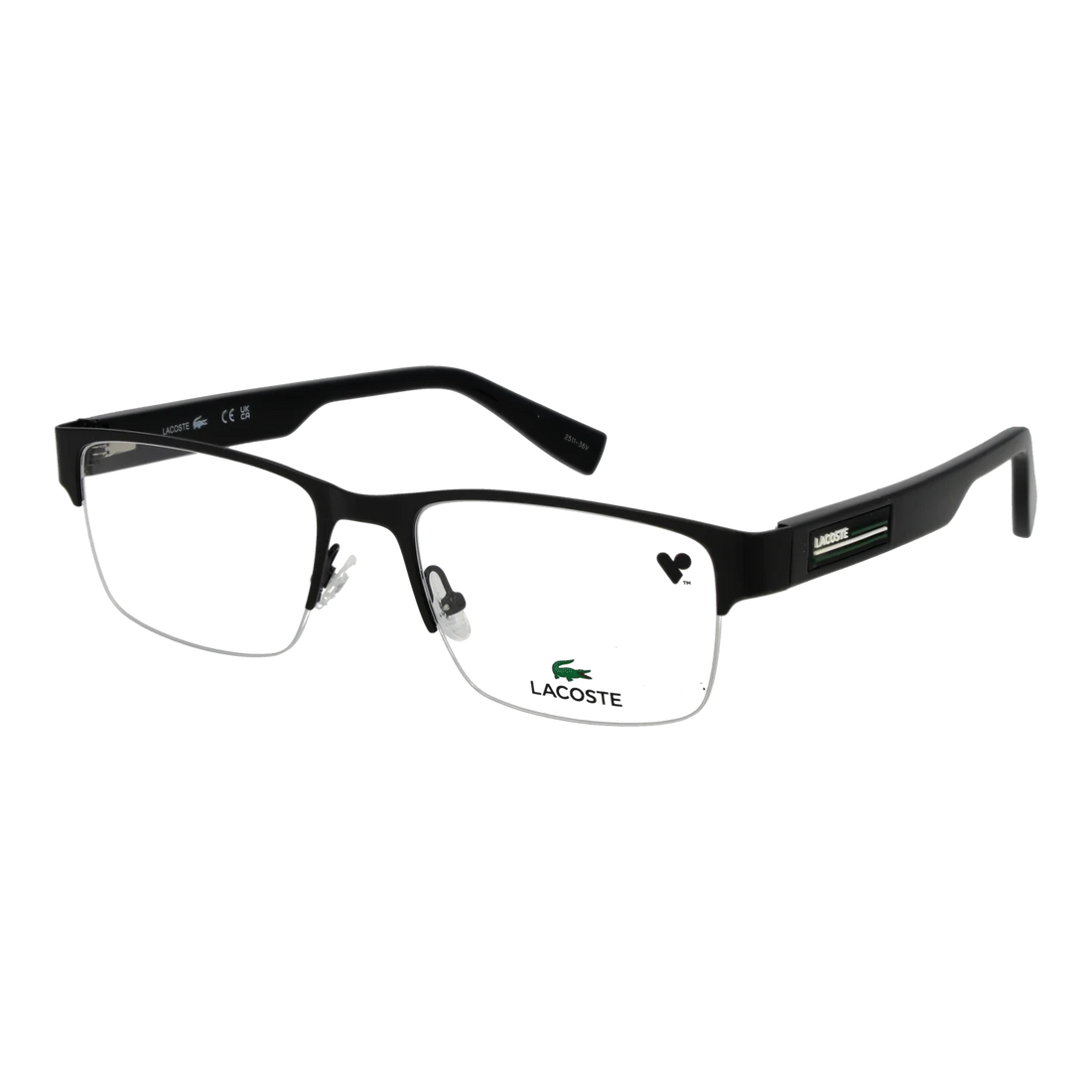 Lacoste Rectangle glasses, Metal frame, Lacoste Optical Frames L2299 N 002 54 – Burghley & Co (Image 1)
