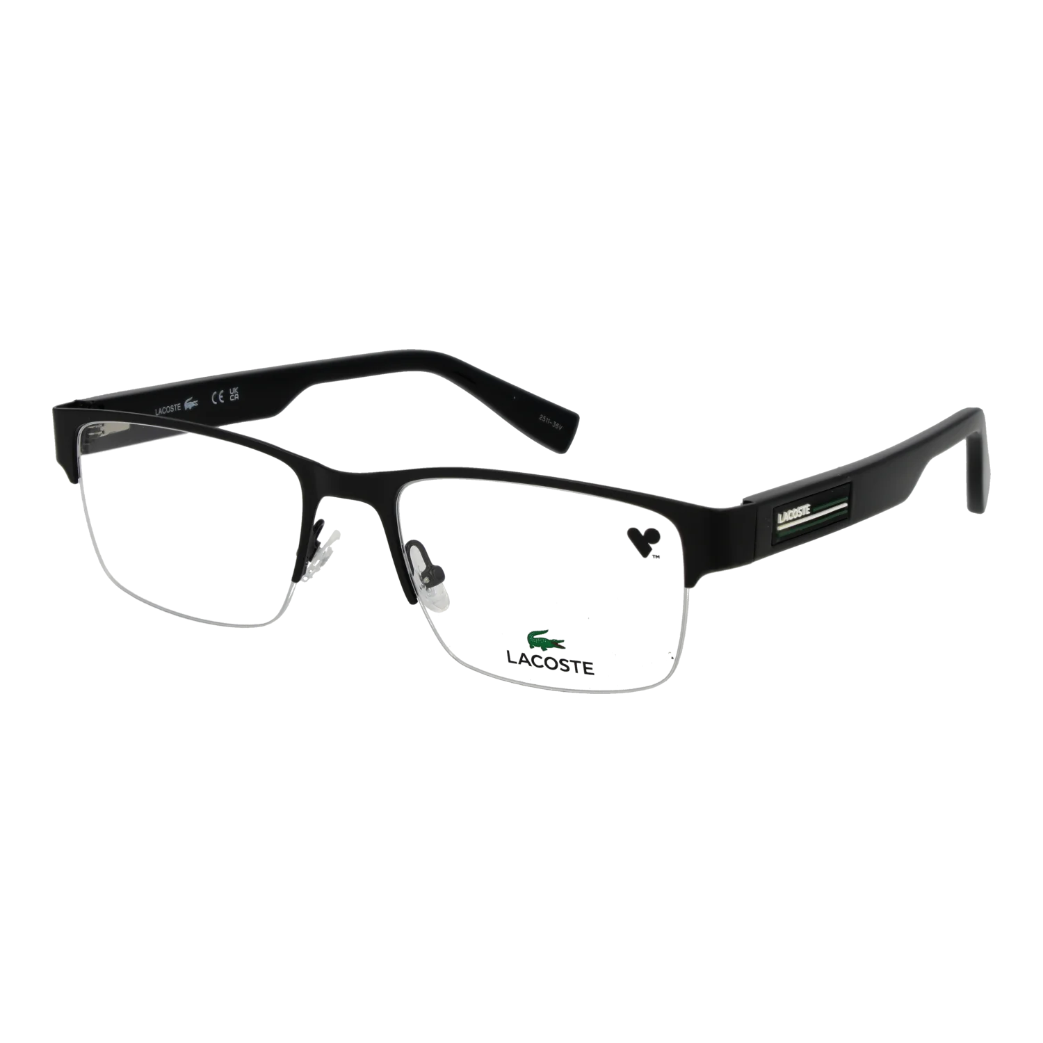 Lacoste Rectangle glasses, Metal frame, Lacoste Optical Frames L2299 N 002 54 – Burghley & Co (Image 1)