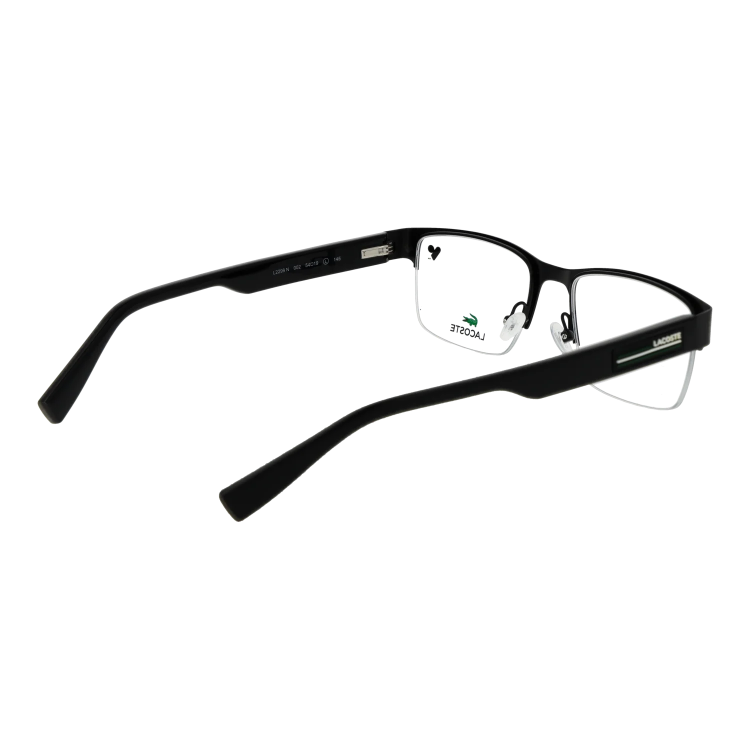 Lacoste Rectangle glasses, Metal frame, Lacoste Optical Frames L2299 N 002 54 – Burghley & Co (Image 3)